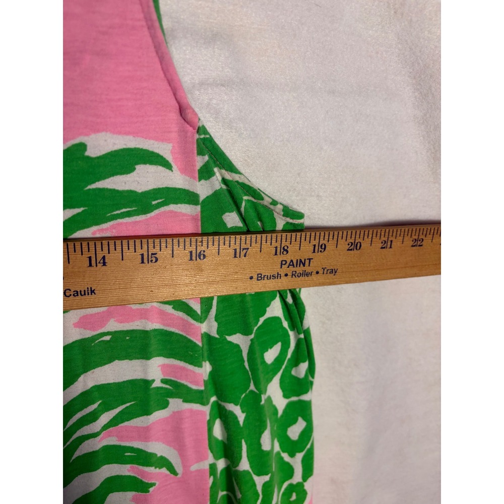 Lilly Pulitzer Flamenco dress womens tank hot pink pineapples summer L Coastal - Picture 7 of 9